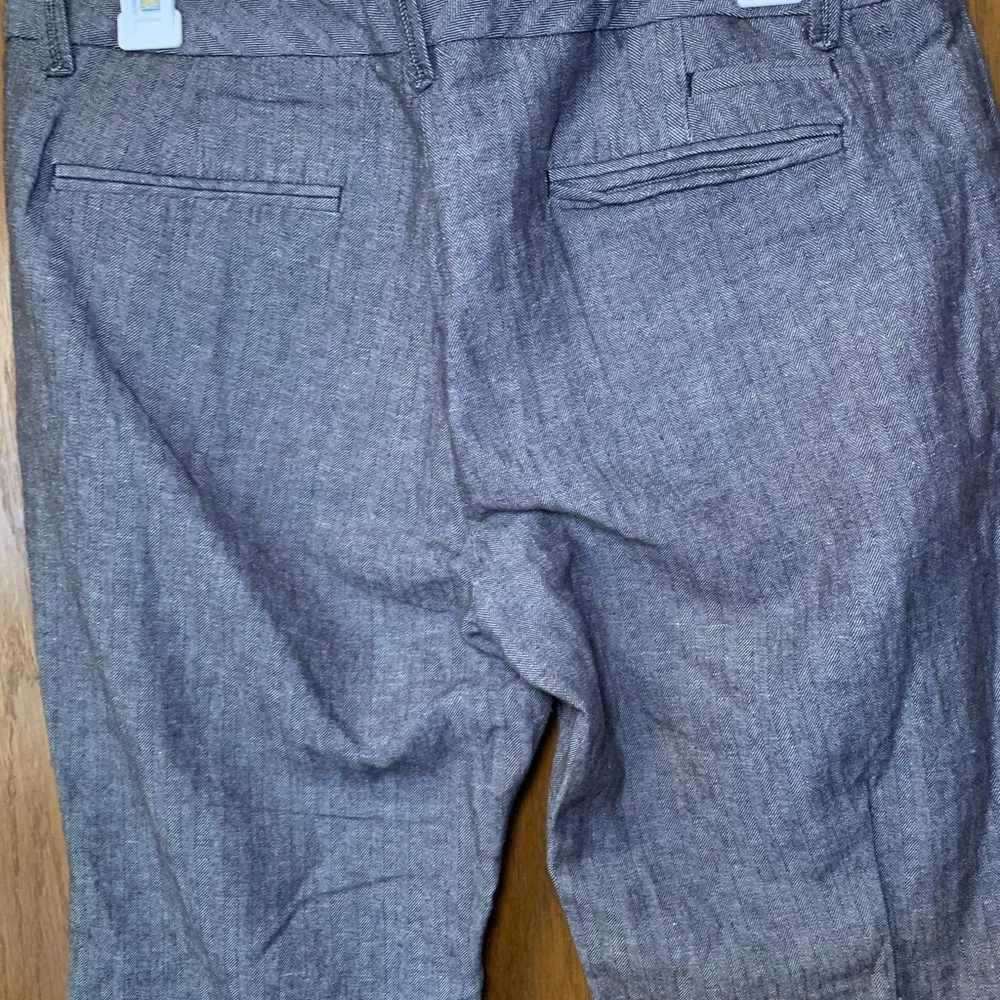 GAP Women's Gray Trousers with Pinstripe- Size 10 - Picture 8 of 13
